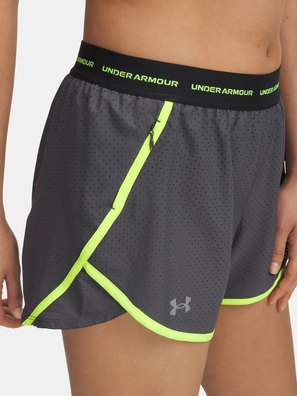 Under Armour Damen-Shorts Under Armour UA Fly By 3'' Novelty Short-GRY