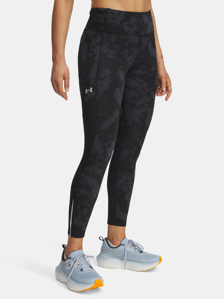 Under Armour Damen-Leggings Under Armour UA Launch Ankle Print Tights-BLK