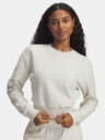 Under Armour Damen-Sweatjacke Under Armour Icon Terry Varsity Crew-WHT