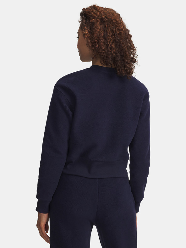 Under Armour Damen-Sweatjacke Under Armour Icon Terry Varsity Crew-BLU