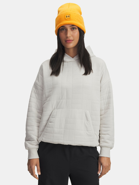 Under Armour Damen-Sweatjacke Under Armour Unstoppable Flc Txtr Hoodie-WHT