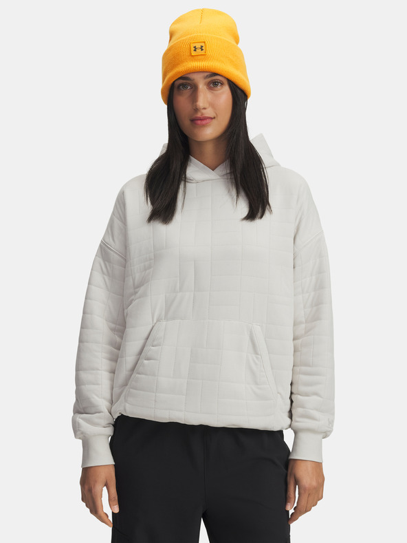 Under Armour Damen-Sweatjacke Under Armour Unstoppable Flc Txtr Hoodie-WHT