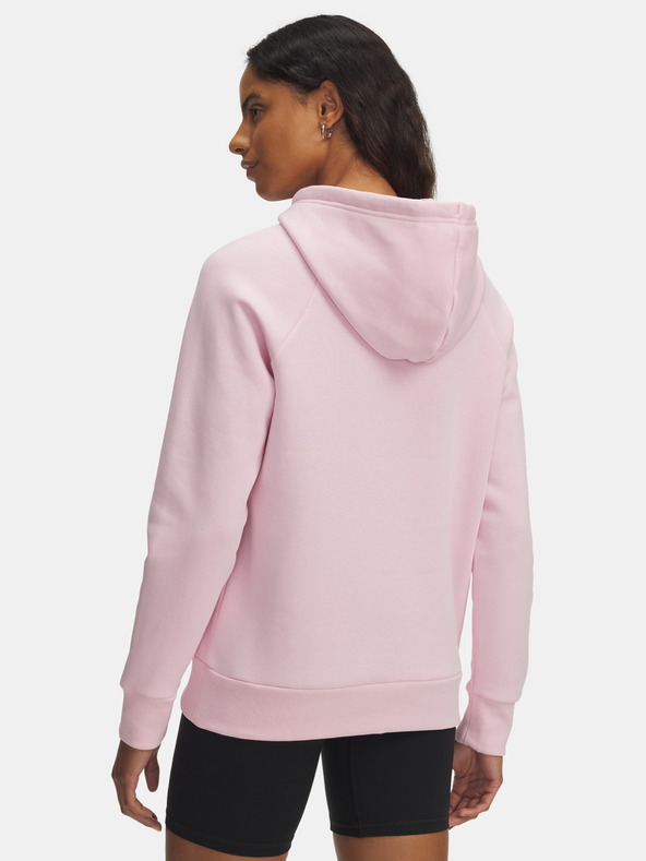 Under Armour Damen-Sweatjacke Under Armour UA Rival Flc Shimmer Hdy-PNK