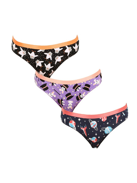 Dedoles Dreier-Set - fröhliche Damen-Slips Dedoles
