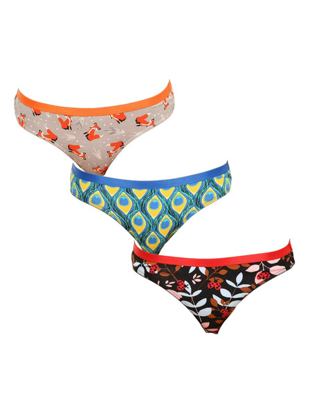 Dedoles Dreier-Set - fröhliche Damen-Slips Dedoles
