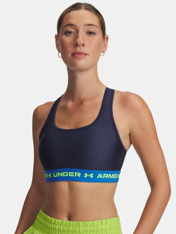 Under Armour Damen-Bustier Under Armour Crossback Mid Bra-BLU