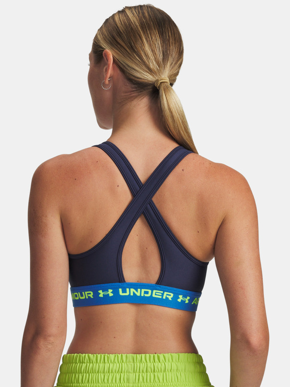 Under Armour Damen-Bustier Under Armour Crossback Mid Bra-BLU