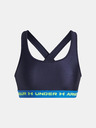 Under Armour Damen-Bustier Under Armour Crossback Mid Bra-BLU