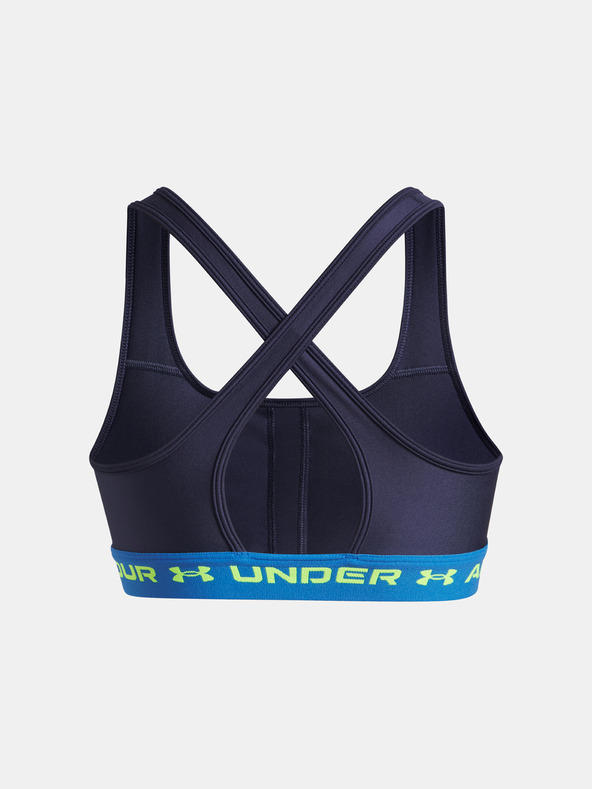 Under Armour Damen-Bustier Under Armour Crossback Mid Bra-BLU