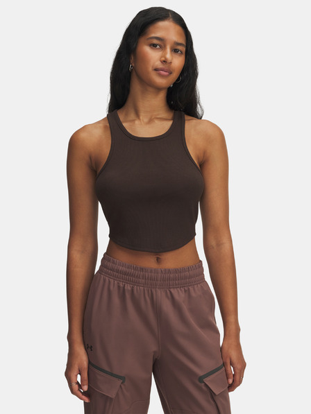 Under Armour Damen-Top Under Armour UA Rival Rib Tank-BRN
