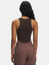 Under Armour Damen-Top Under Armour UA Rival Rib Tank-BRN