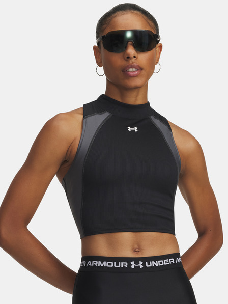 Under Armour Damen-Top Under Armour UA HG Rib Tank-BLK