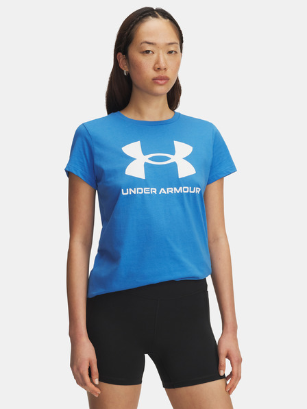 Under Armour Damen-T-Shirt Under Armour UA Logo SS-BLU