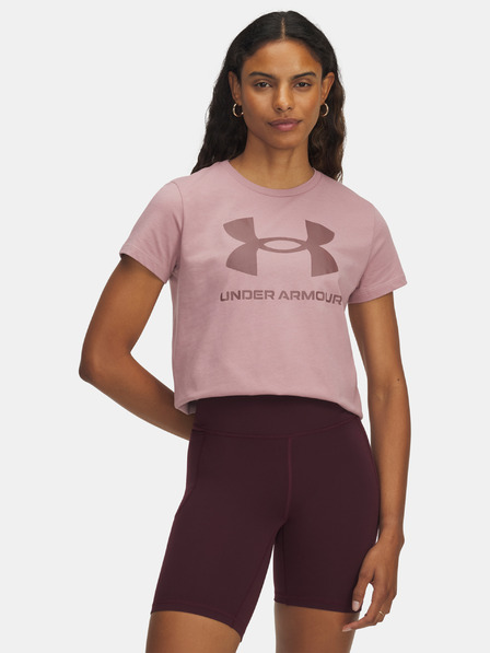 Under Armour Damen-T-Shirt Under Armour UA Logo SS-PNK