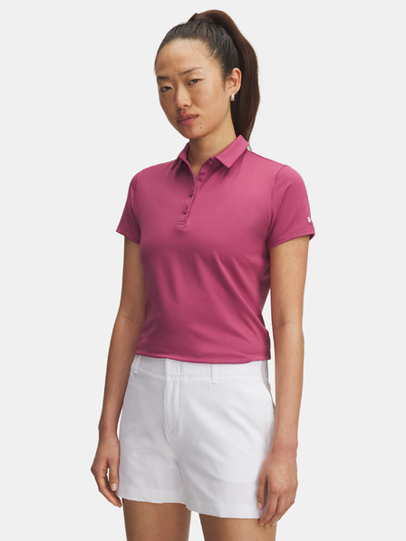 Under Armour Damen-T-Shirt Under Armour UA Playoff SS Polo-RED