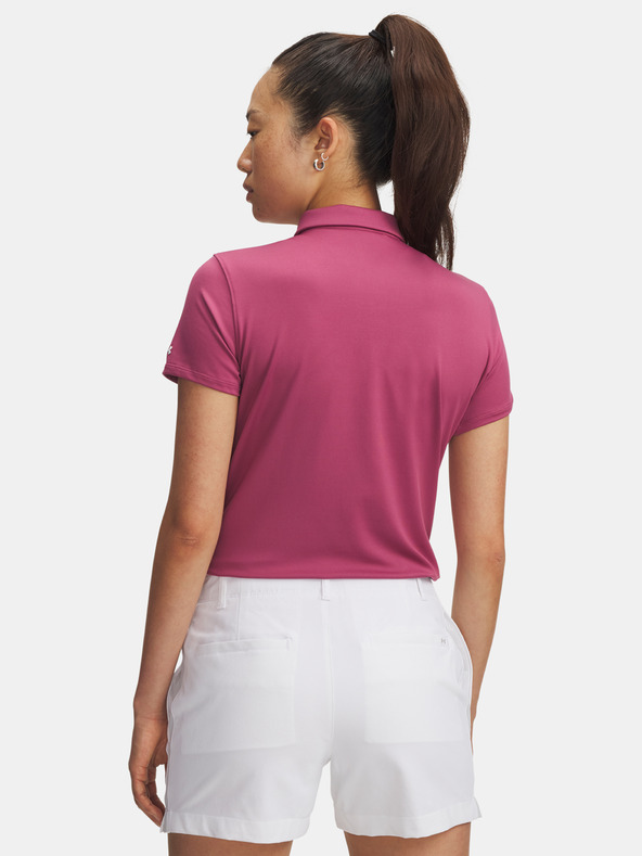 Under Armour Damen-T-Shirt Under Armour UA Playoff SS Polo-RED