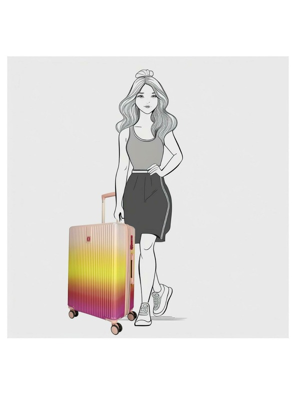 Enrico Benetti Reisekoffer Enrico Benetti Havana M Fuchsia