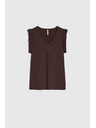 Moodo Damen T-Shirt von Moodo – braun