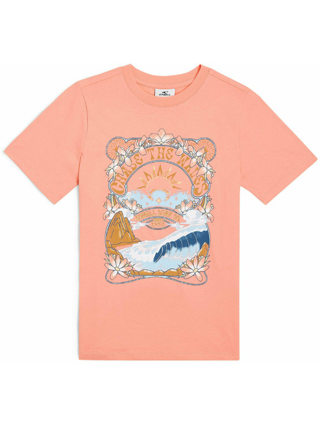 O'Neill O'Neill FRONT GRAPHIC Mädchen-T-Shirt Lachs