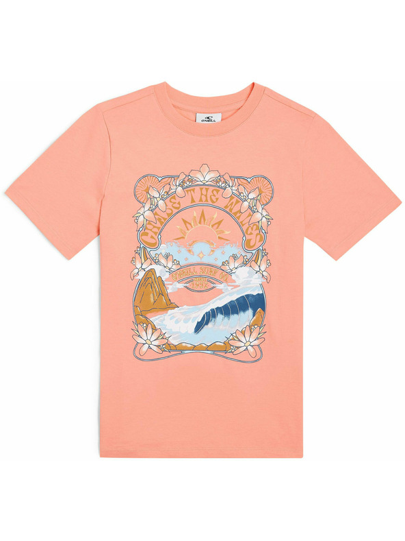O'Neill O'Neill FRONT GRAPHIC Mädchen-T-Shirt Lachs