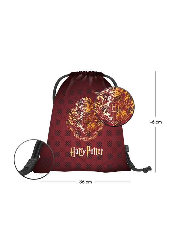BAAGL  BAAGL SET 3 Skate Harry Potter Hogwarts weinrot: Rucksack, Federmäppchen, Beutel
