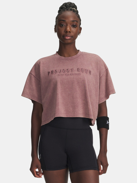 Under Armour Damen T-Shirt Under Armour Pjt Rck Statement Graphic SS-MRN