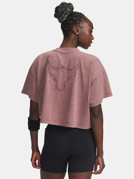 Under Armour Damen T-Shirt Under Armour Pjt Rck Statement Graphic SS-MRN