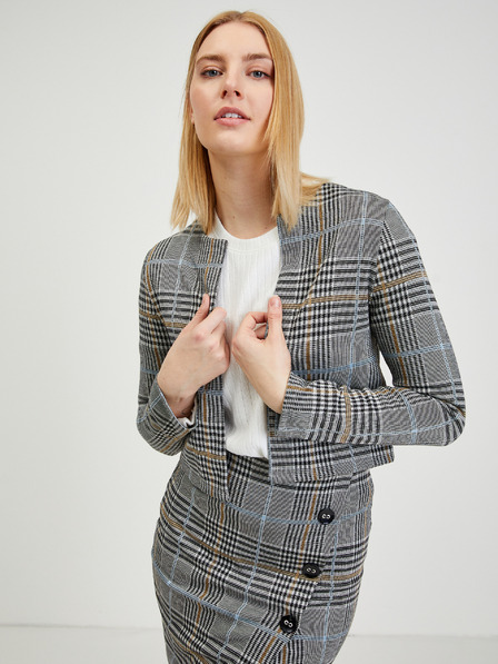 Orsay Graue Damen Karojacke ORSAY