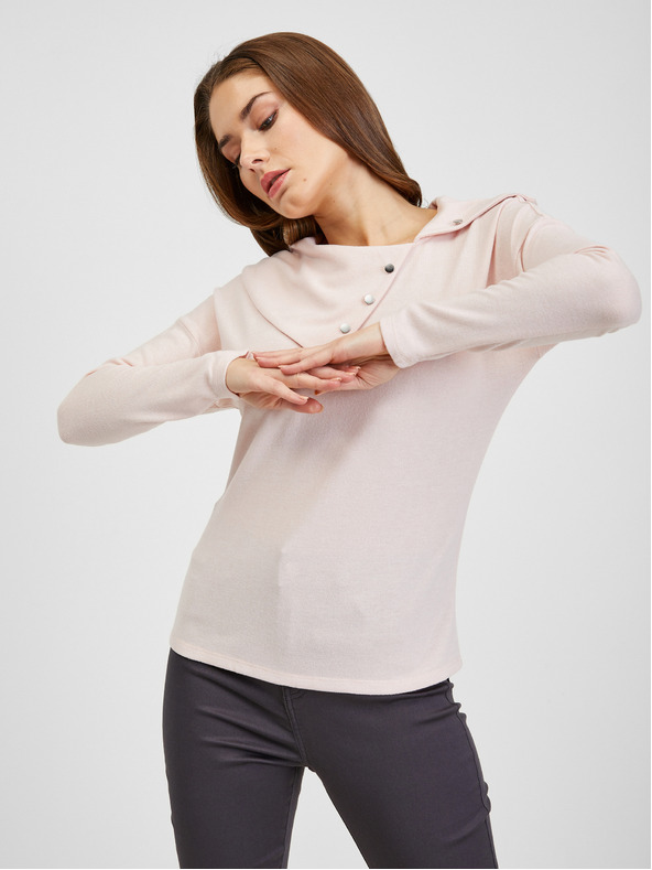 Orsay 'TS PILOUCO TSHIRT PILOU WITH HIGH NECK OPEN WITH BUTTONS'