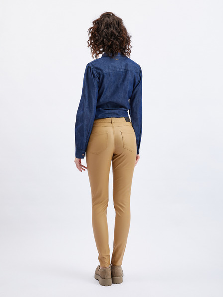 Orsay Braune Skinny-Fit-Hose für Damen ORSAY