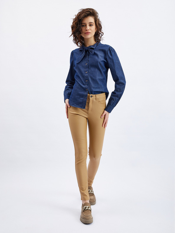 Orsay Braune Skinny-Fit-Hose für Damen ORSAY