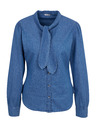 Orsay Blaues Damen-Denim-Shirt mit dekorativem Detail ORSAY