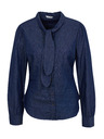 Orsay Dunkelblaues Damen-Denim-Shirt mit dekorativem Detail ORSAY