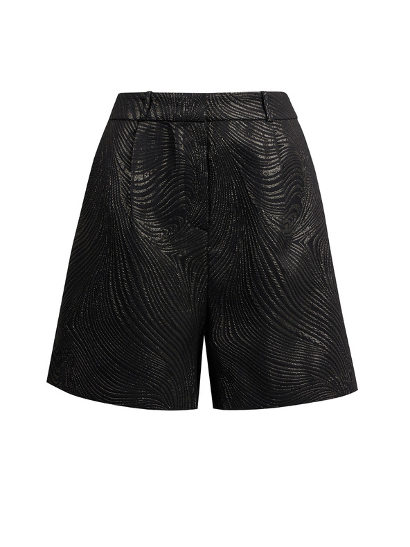 Orsay Schwarze gemusterte Damen-Shorts ORSAY