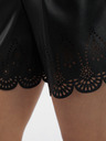 Orsay Schwarze Damen-Kunstleder-Shorts ORSAY