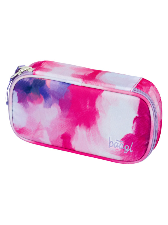 BAAGL  Pinkes Schulset - Rucksack, Mäppchen, Tasche Baagl Core Painting