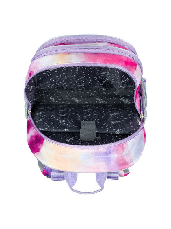 BAAGL  Pinkes Schulset - Rucksack, Mäppchen, Tasche Baagl Core Painting