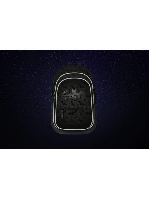 BAAGL  BAAGL SET 3 Core Batman schwarz: Rucksack, Mäppchen, Beutel