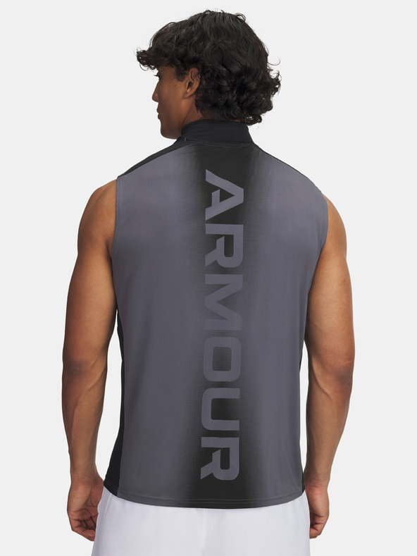Under Armour Herren Tank Top Under Armour UA HG Wordmark SL-GRY