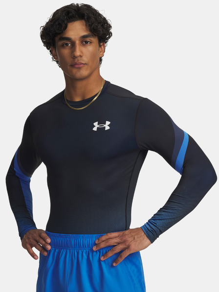 Under Armour Herren T-Shirt Under Armour UA Heatgear Sub Crew LS-BLU