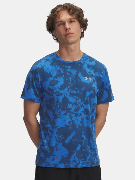 Under Armour Herren-T-Shirt Under Armour UA Launch Printed SS-BLU