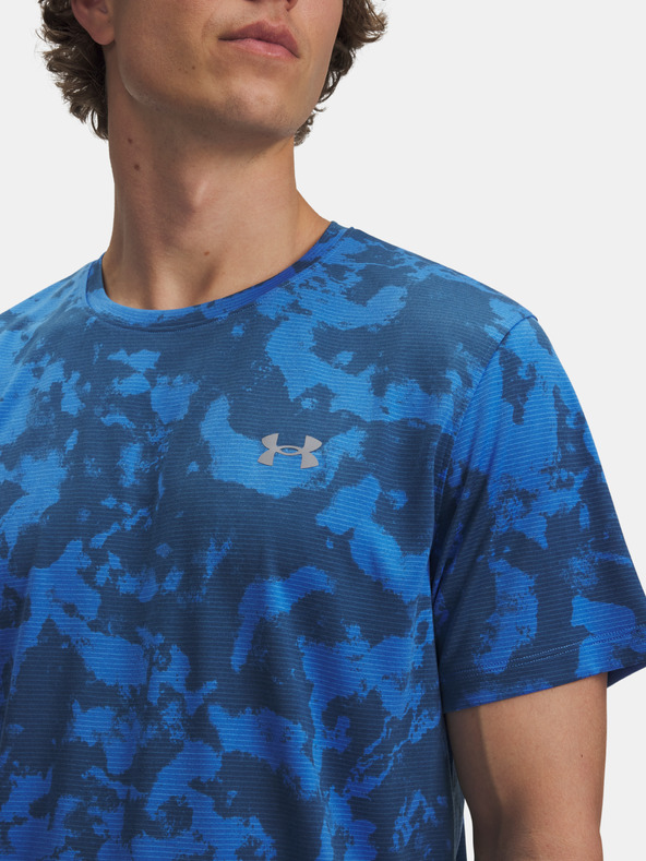 Under Armour Herren-T-Shirt Under Armour UA Launch Printed SS-BLU
