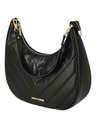 Travelite Handtasche Travelite BARBARA Cozy Hobo Bag Schwarz