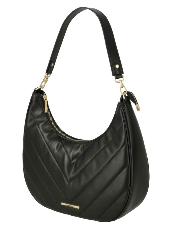 Travelite Handtasche Travelite BARBARA Cozy Hobo Bag Schwarz