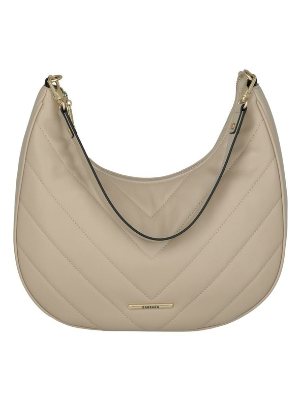 Travelite Handtasche Travelite BARBARA Cozy Hobo Bag Sand