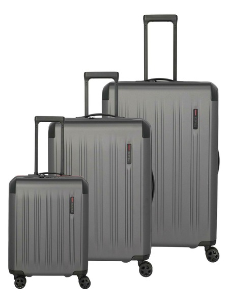 Travelite Reisekoffer-Set Travelite Dynamiic S,M,L Anthrazit