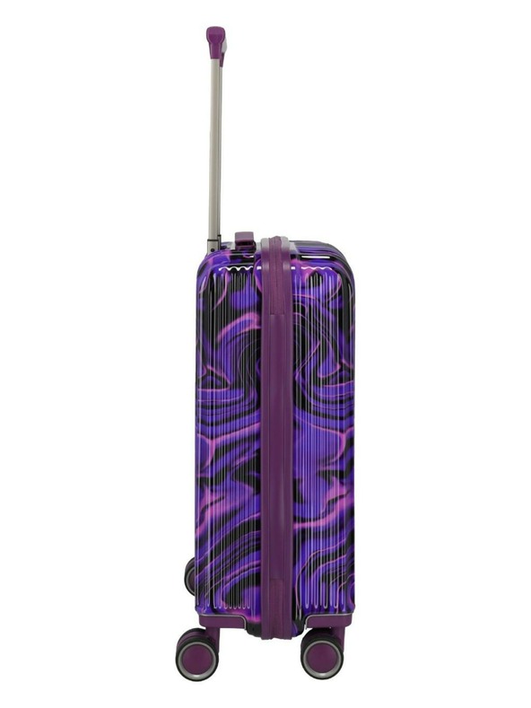 Travelite Reisekoffer-Set Travelite Lascana Edition S,M,L Purple Swirl