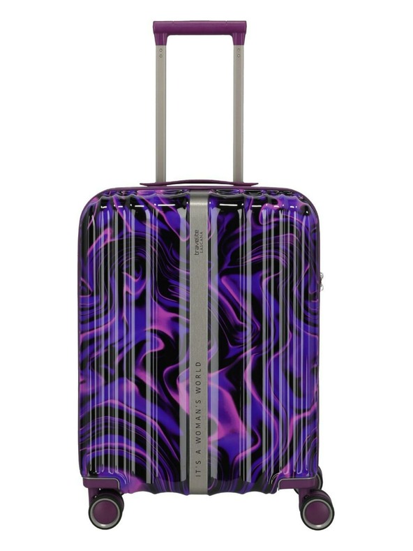 Travelite Reisekoffer-Set Travelite Lascana Edition S,M,L Purple Swirl
