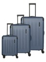 Travelite Reisekoffer-Set Travelite Dynamiic S,M,L Denim blau