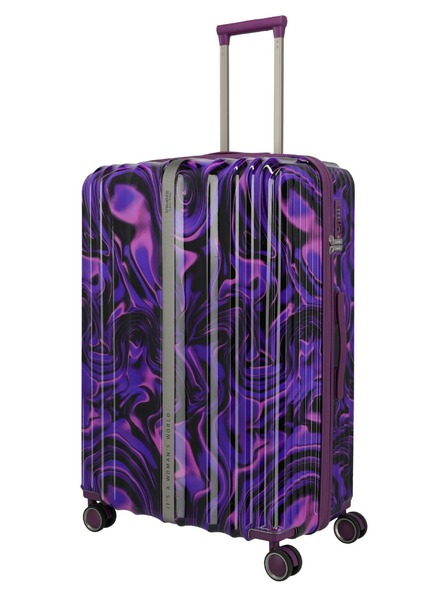 Travelite Reisekoffer Travelite Lascana Edition L Lila Wirbel